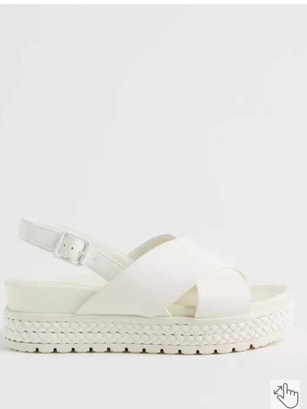 Torrid Criss Cross Flatform Sandal Size 10 (WW)